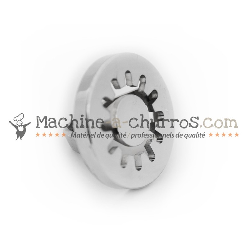 Machine à churros Inox - Grand doseur chichi - 4,5Kg - Acier