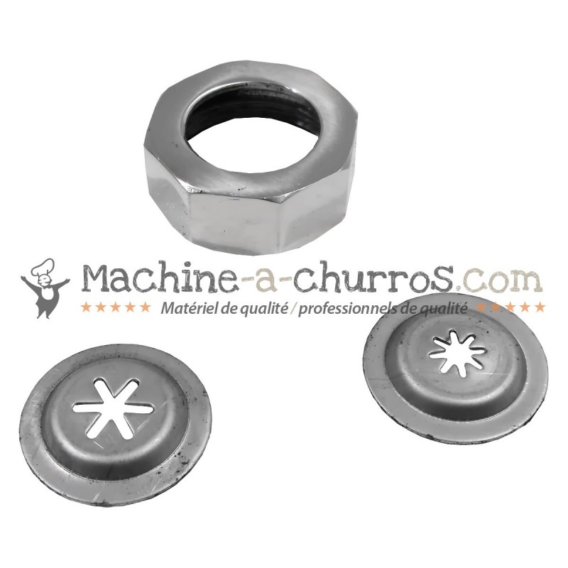 Bras à churros Inox - Petite machine chichi - 1,5Kg - Acier inoxydable